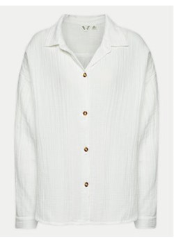 Roxy Koszula Morning Time ERJWT03613 Biały Regular Fit ze sklepu MODIVO w kategorii Koszule damskie - zdjęcie 171529350
