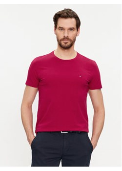 Tommy Hilfiger T-Shirt MW0MW10800 Czerwony Slim Fit ze sklepu MODIVO w kategorii T-shirty męskie - zdjęcie 171529592