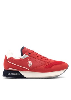 U.S. Polo Assn. Sneakersy NOBIL003G Czerwony ze sklepu MODIVO w kategorii Buty sportowe męskie - zdjęcie 171530031