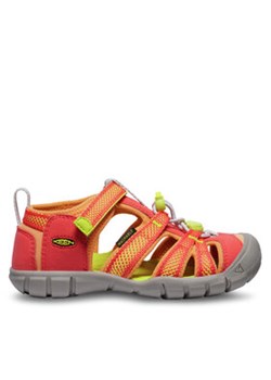 Keen Sandały Jasper Suede Sneakers 1028844 Pomarańczowy ze sklepu MODIVO w kategorii Buty trekkingowe dziecięce - zdjęcie 171530661