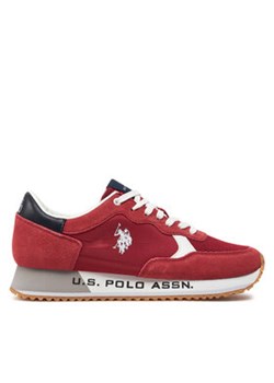 U.S. Polo Assn. Sneakersy CleeF006 CLEEF006/4TS1 Czerwony ze sklepu MODIVO w kategorii Buty sportowe męskie - zdjęcie 171531112