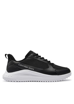 Sneakersy Calvin Klein Jeans Eva Runner Lowlaceup Mix In Mr YM0YM00906 Black/Bright White/Silver 0GM ze sklepu eobuwie.pl w kategorii Buty sportowe męskie - zdjęcie 171531764