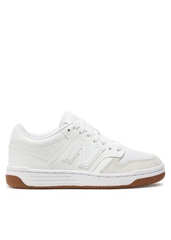 Sneakersy New Balance GSB480FR Biały ze sklepu eobuwie.pl w kategorii Buty sportowe dziecięce - zdjęcie 171531884