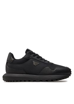 Sneakersy Emporio Armani X4X630 XN877 K001 Czarny ze sklepu eobuwie.pl w kategorii Buty sportowe męskie - zdjęcie 171531923