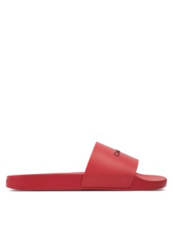 Klapki Calvin Klein Pool Slide Rubber HM0HM00455 Czerwony ze sklepu eobuwie.pl w kategorii Klapki męskie - zdjęcie 171532091
