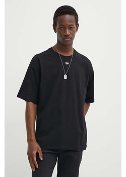 Diesel t-shirt bawełniany T-BOXT-D MAGLIETTA męski kolor czarny gładki A13937.0NIAR ze sklepu ANSWEAR.com w kategorii T-shirty męskie - zdjęcie 171535202