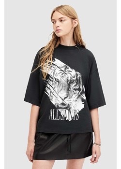 AllSaints t-shirt bawełniany PROWL AMELIE TEE damski kolor czarny W086JA ze sklepu ANSWEAR.com w kategorii Bluzki damskie - zdjęcie 171535730