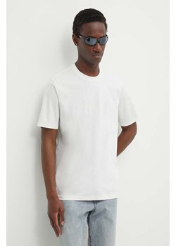 Diesel t-shirt bawełniany T-MUST-SLITS-N2 męski kolor biały gładki A13238.0QANW ze sklepu ANSWEAR.com w kategorii T-shirty męskie - zdjęcie 171535771