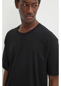 Vans t-shirt bawełniany 3-pack męski kolor czarny gładki ze sklepu ANSWEAR.com w kategorii T-shirty męskie - zdjęcie 171535781
