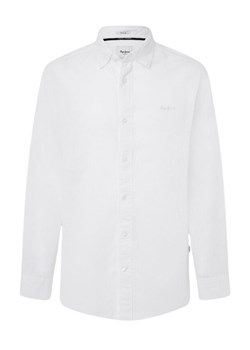 koszula męska pepe jeans pm308523 biały ze sklepu Royal Shop w kategorii Koszule męskie - zdjęcie 171536751
