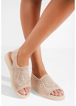Beżowe sandały damskie Jenny V2 ze sklepu Zapatos w kategorii Sandały damskie - zdjęcie 171536770