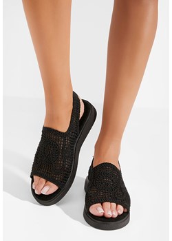 Czarne sandały damskie Jenny ze sklepu Zapatos w kategorii Sandały damskie - zdjęcie 171536771