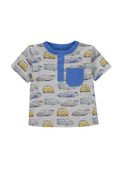 Chłopięca bluzka z krótkim rękawem w kolorowe autka ze sklepu 5.10.15 w kategorii Koszulki niemowlęce - zdjęcie 171536804