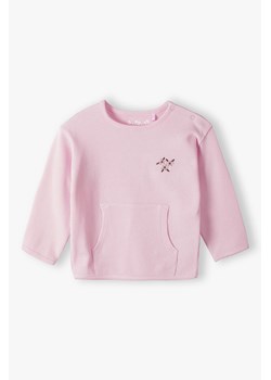 Bluzka niemowlęca różowa z dzianiny gofrowej - 5.10.15. ze sklepu 5.10.15 w kategorii Kaftaniki i bluzki - zdjęcie 171536821