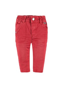 Chłopięce spodnie dla niemowlaka czerwone ze sklepu 5.10.15 w kategorii Spodnie i półśpiochy - zdjęcie 171536953