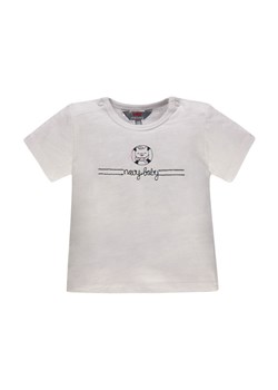 Chłopięca bluzka z krótkim rękawem biała ze sklepu 5.10.15 w kategorii Koszulki niemowlęce - zdjęcie 171536974