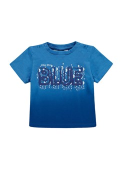Chłopięca bluzka z krótkim rękawem niebieska ze sklepu 5.10.15 w kategorii Koszulki niemowlęce - zdjęcie 171536993