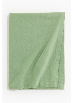 H & M - Obrus z domieszką lnu - Zielony ze sklepu H&M w kategorii Obrusy i bieżniki - zdjęcie 171537364
