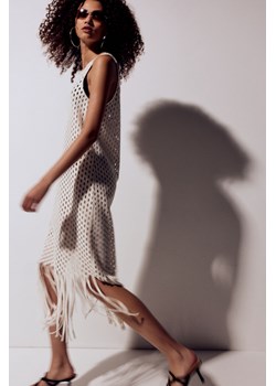 H & M - Sukienka o wyglądzie szydełkowej robótki - Biały ze sklepu H&M w kategorii Sukienki - zdjęcie 171537380