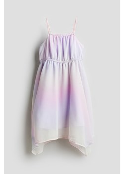 H & M - Asymetryczna sukienka szyfonowa - Różowy ze sklepu H&M w kategorii Sukienki dziewczęce - zdjęcie 171537382