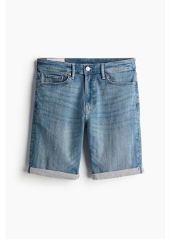 H & M - Szorty dżinsowe Slim - Niebieski ze sklepu H&M w kategorii Spodenki męskie - zdjęcie 171537493
