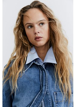 H & M - Dżinsowa koszula Loose Fit - Niebieski ze sklepu H&M w kategorii Koszule damskie - zdjęcie 171537511