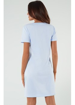 Koszula nocna damska na krótki rękaw niebieska Lady, Kolor niebieski, Rozmiar 2XL, Italian Fashion ze sklepu Primodo w kategorii Koszule nocne - zdjęcie 171538740