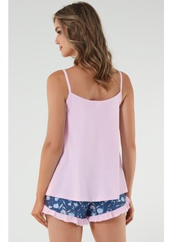 Piżama damska na wąskie ramiączko różowa Tulip, Kolor różowo-niebieski, Rozmiar XL, Italian Fashion ze sklepu Primodo w kategorii Piżamy damskie - zdjęcie 171538764