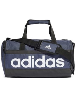 Torba adidas Essentials Linear Duffel Bag Extra Small HR5346 - niebieska ze sklepu streetstyle24.pl w kategorii Torby sportowe - zdjęcie 171538844