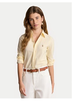 Polo Ralph Lauren Koszula 211910131004 Żółty Regular Fit ze sklepu MODIVO w kategorii Koszule damskie - zdjęcie 171540462