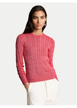 Polo Ralph Lauren Sweter 211935303001 Różowy Slim Fit ze sklepu MODIVO w kategorii Swetry damskie - zdjęcie 171540673