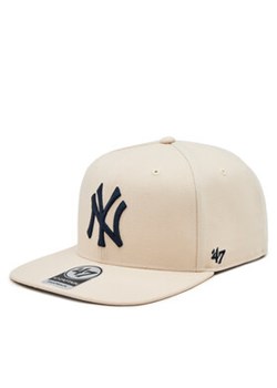 47 Brand Czapka z daszkiem New York Yankees No Shot '47 CAPTAIN NSHOT17WBP Beżowy ze sklepu MODIVO w kategorii Czapki z daszkiem męskie - zdjęcie 171540772
