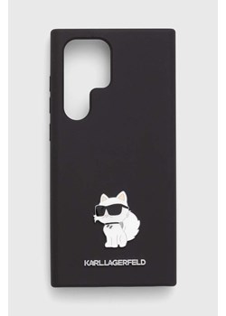 Karl Lagerfeld etui na telefon S23 Ultra S918 kolor czarny ze sklepu ANSWEAR.com w kategorii Etui - zdjęcie 171541252
