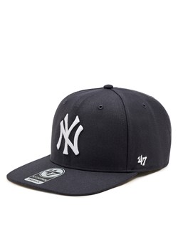 Czapka z daszkiem 47 Brand New York Yankees Sure Shot '47 CAPTAIN SRS17WBP Granatowy ze sklepu eobuwie.pl w kategorii Czapki z daszkiem męskie - zdjęcie 171541740