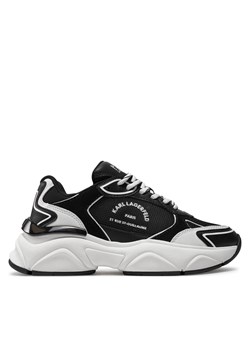 Sneakersy KARL LAGERFELD KL65638 Black Lthr/Textile 400 ze sklepu eobuwie.pl w kategorii Buty sportowe damskie - zdjęcie 171541851