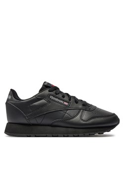 Sneakersy Reebok Classic Leather GZ6094 Czarny ze sklepu eobuwie.pl w kategorii Buty sportowe dziecięce - zdjęcie 171542022