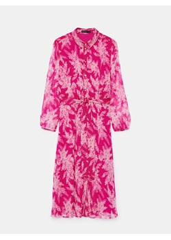 Mohito - Koszulowa sukienka midi - fioletowy ze sklepu Mohito w kategorii Sukienki - zdjęcie 171543313