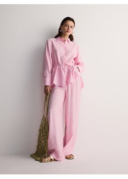 Reserved - Spodnie z modalem - różowy ze sklepu Reserved w kategorii Spodnie damskie - zdjęcie 171543634