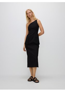 Reserved - Sukienka z kieszeniami cargo - czarny ze sklepu Reserved w kategorii Sukienki - zdjęcie 171544054