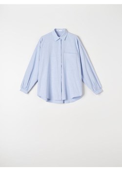 Sinsay - Koszula bawełniana - błękitny ze sklepu Sinsay w kategorii Koszule damskie - zdjęcie 171544854