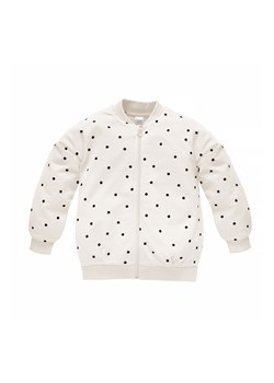 Rozpinana bluza dziewczęca w kolorze écru w groszki TRES BIEN - Pinokio ze sklepu 5.10.15 w kategorii Bluzy dziewczęce - zdjęcie 171545931