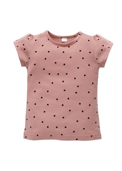 Bluzka dziewczęca z krótkim rękawem - różowa w groszki TRES BIEN - Pinokio ze sklepu 5.10.15 w kategorii Bluzki dziewczęce - zdjęcie 171545990