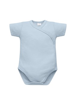 Niebieskie body niemowlęce kopertowe z krótkim rękawem - Pinokio ze sklepu 5.10.15 w kategorii Body niemowlęce - zdjęcie 171546022