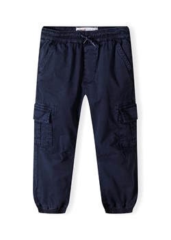 Spodnie granatowe typu bojówki dla małego chłopca ze sklepu 5.10.15 w kategorii Spodnie chłopięce - zdjęcie 171546053