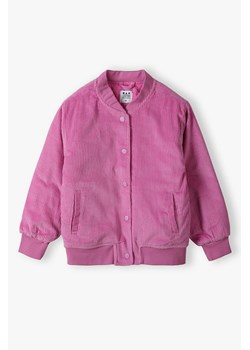 Kurtka przejściowa bomberka z pikowana podpinką - różowa - Limited Edition ze sklepu 5.10.15 w kategorii Kurtki dziewczęce - zdjęcie 171546071