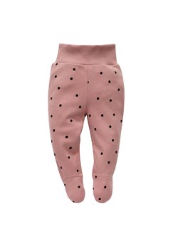 Półśpiochy niemowlęce - różowe w groszki TRES BIEN - Pinokio ze sklepu 5.10.15 w kategorii Spodnie i półśpiochy - zdjęcie 171546114