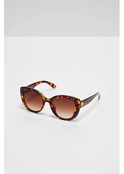 Okulary przeciwsłoneczne brązowe ze sklepu 5.10.15 w kategorii Okulary przeciwsłoneczne damskie - zdjęcie 171546151