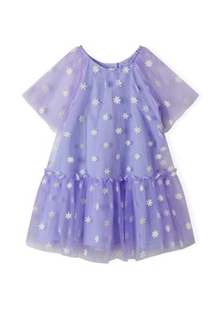 Fioletowa tiulowa sukienka w kwiatki dla niemowlaka ze sklepu 5.10.15 w kategorii Sukienki niemowlęce - zdjęcie 171546160