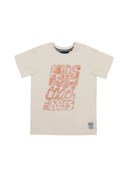 Chłopięca koszulka z krótkim rękawem beżowa ze sklepu 5.10.15 w kategorii T-shirty chłopięce - zdjęcie 171546200
