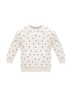 Bluza nierozpinana dla dziewczynki - écru w groszki TRES BIEN - Pinokio ze sklepu 5.10.15 w kategorii Bluzy dziewczęce - zdjęcie 171546202